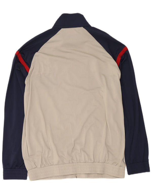 Kappa Hombre Regular Fit Chándal Top Chaqueta 3XL Gris Colorblock Sports