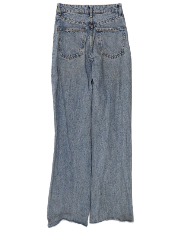 Zara Vaqueros Rectos Mujer EU 34 2XS W24 L34 Azul