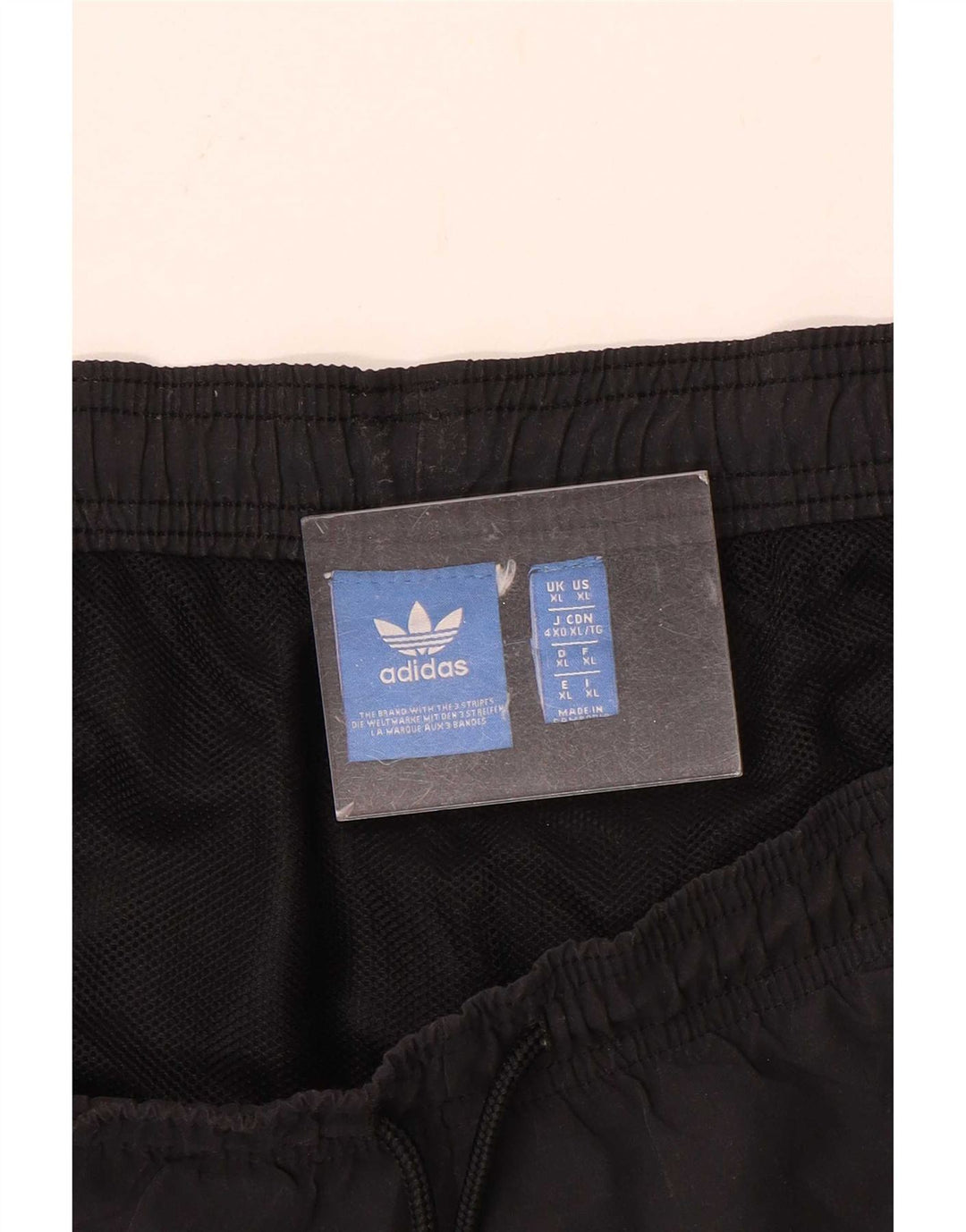 Adidas Pantalones cortos deportivos para hombre XL Negro