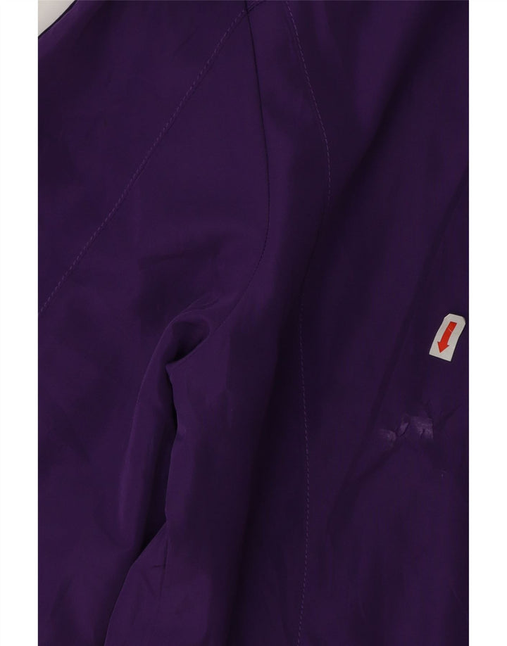 Adidas - Chaqueta impermeable para mujer, talla 40, poliéster morado grande