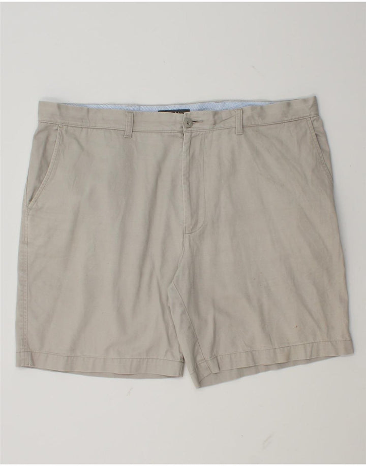 Marks & Spencer Pantalones cortos chinos para hombre W42 2XL Algodón gris
