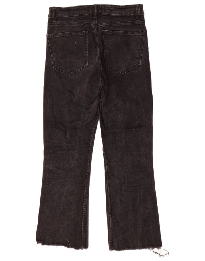 Zara Jeans Rectos Mujer EU 40 Medium W30 L26 Negro
