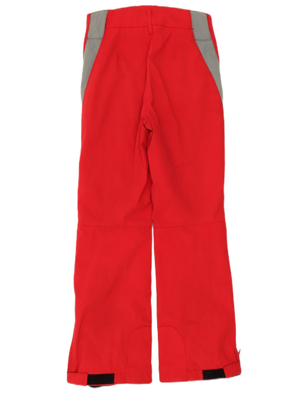 Colmar Pantalones rectos informales para mujer IT 42 Large W30 L31 Rojo Colorblock