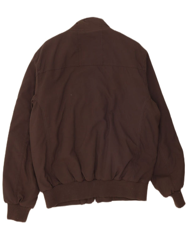 Champion Chaqueta Bomber para Hombre UK 40 Large Marrón Poliamida