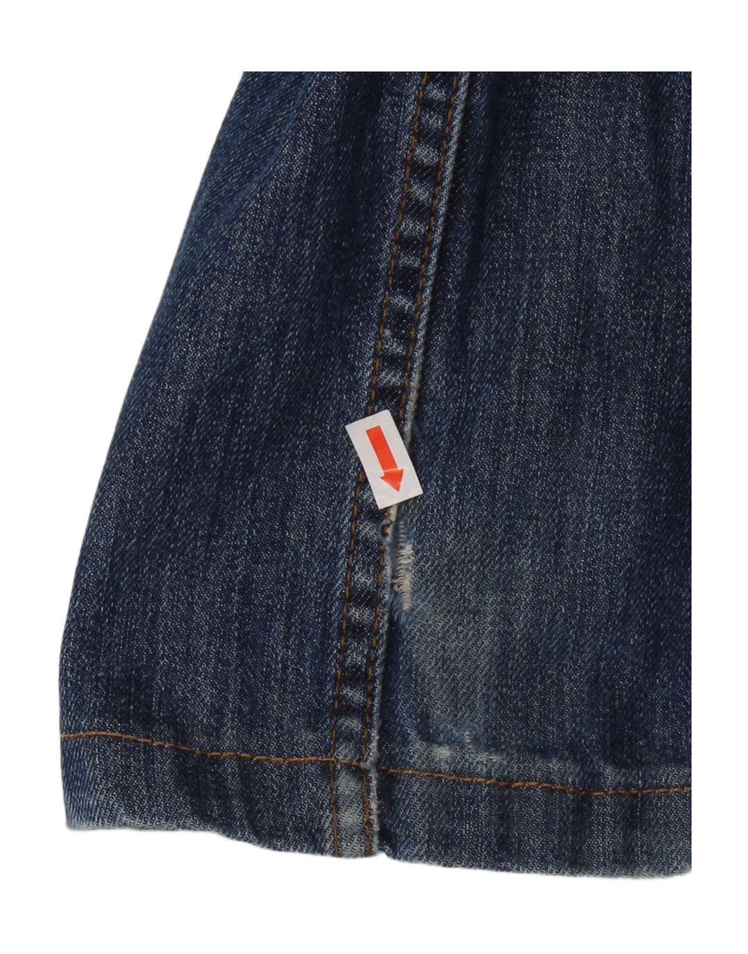 Massimo Dutti Vaqueros Rectos Desgastados para Hombre EU 42 Large W32 L29 Azul