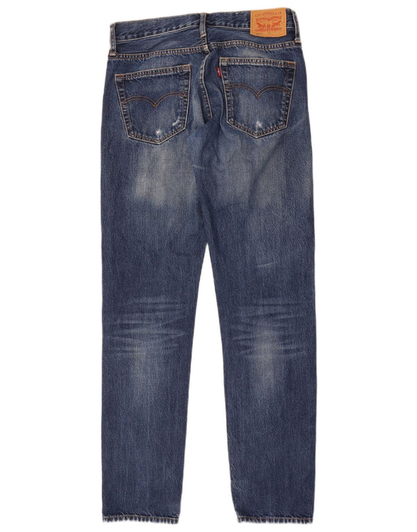 Levi's Boys 501 Vaqueros rectos desgastados 15-16 años W30 L32 Algodón azul