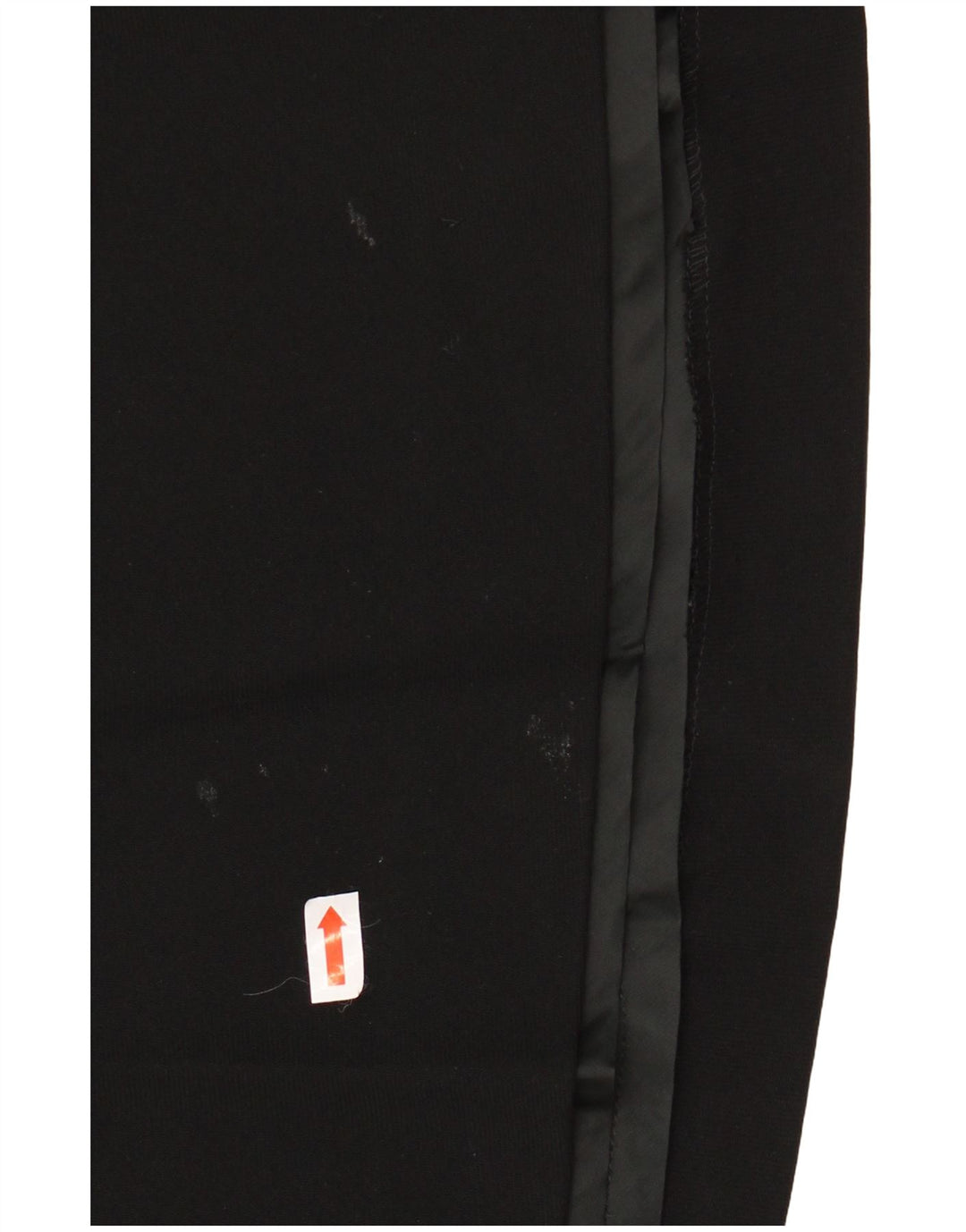 EMPORIO ARMANI Falda acampanada de cintura alta para mujer IT 40 Small W24 Lana negra