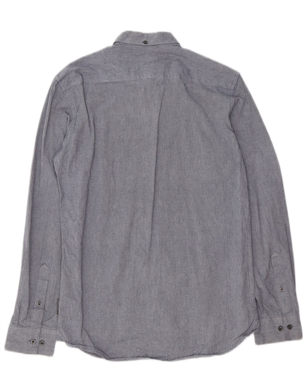 FRENCH CONNECTION Camisa Hombre Pequeña Algodón Azul