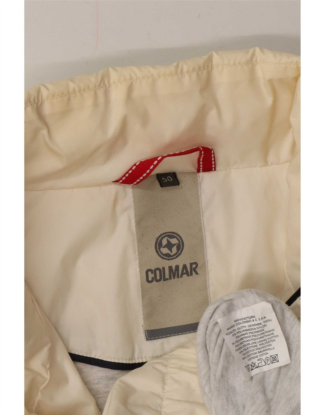 Chaqueta impermeable Colmar IT 50 Medium Off White Poliamida Hombre