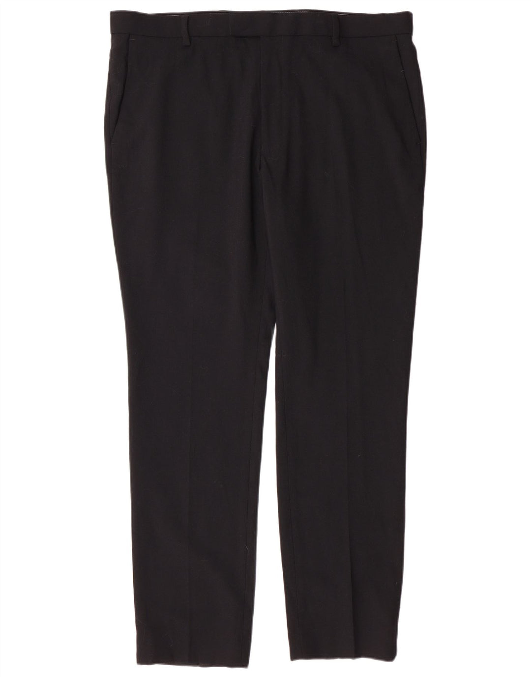MARKS & SPENCER Pantalón de traje ajustado para hombre W38 L31 Negro