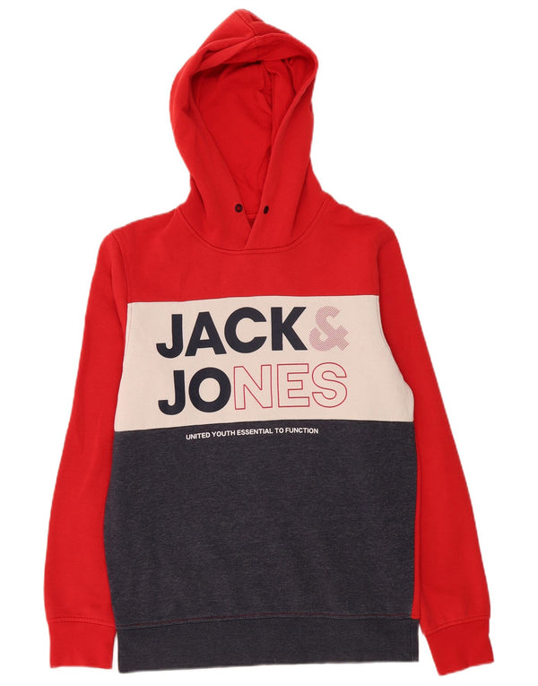 Jack & Jones Hombre Sudadera Con Capucha Gráfica Small Multicolor Colorblock