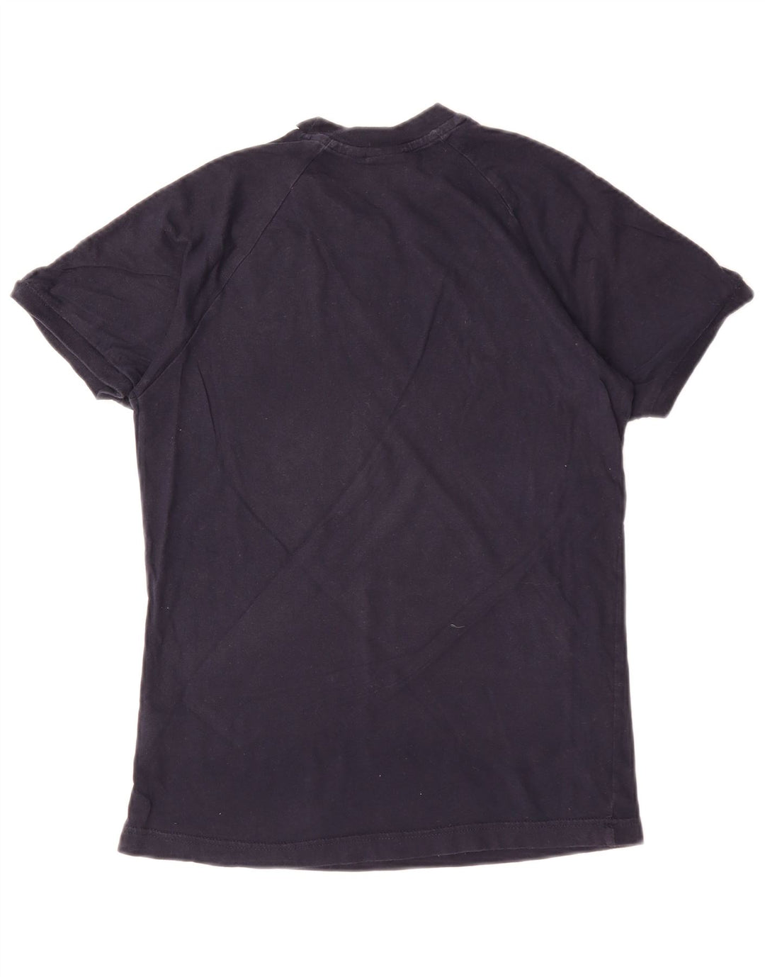 ADIDAS Camiseta gráfica para mujer Top UK 10 Small Azul marino Algodón