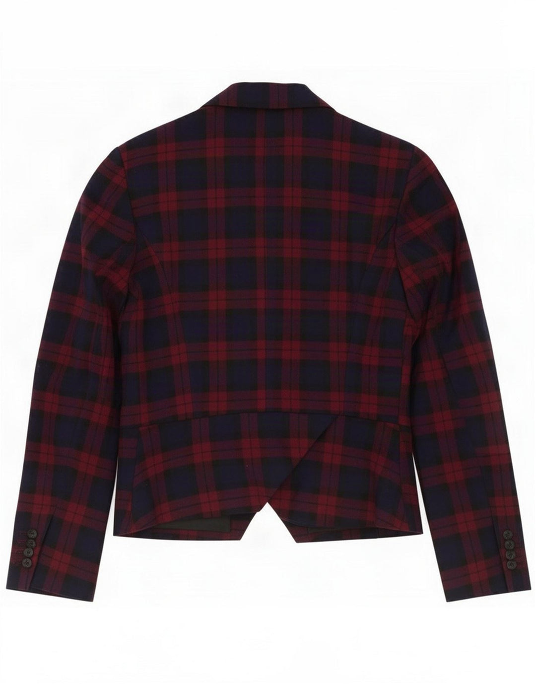 Chaqueta tipo blazer de 2 botones de Zara para mujer UK 6 XS Azul marino a cuadros