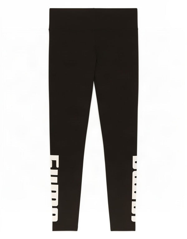 Puma Leggings gráficos para mujer UK 18 XL Algodón negro