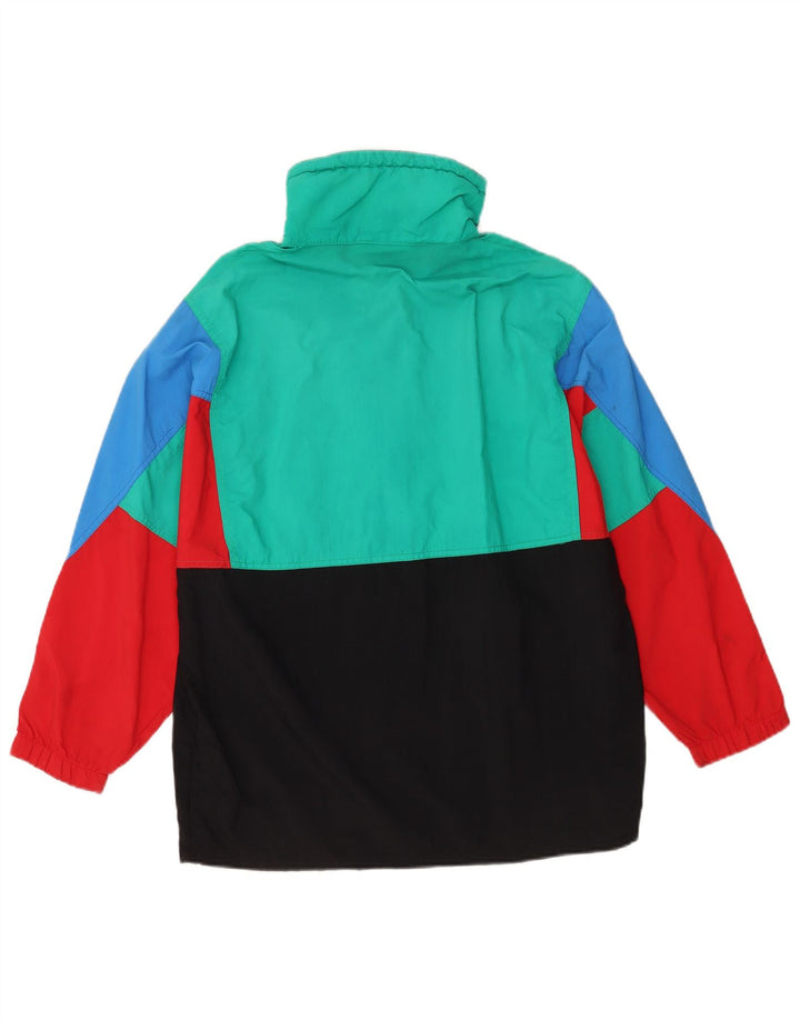 Chaqueta anorak vintage para hombre IT 44 XS Poliamida multicolor colorblock