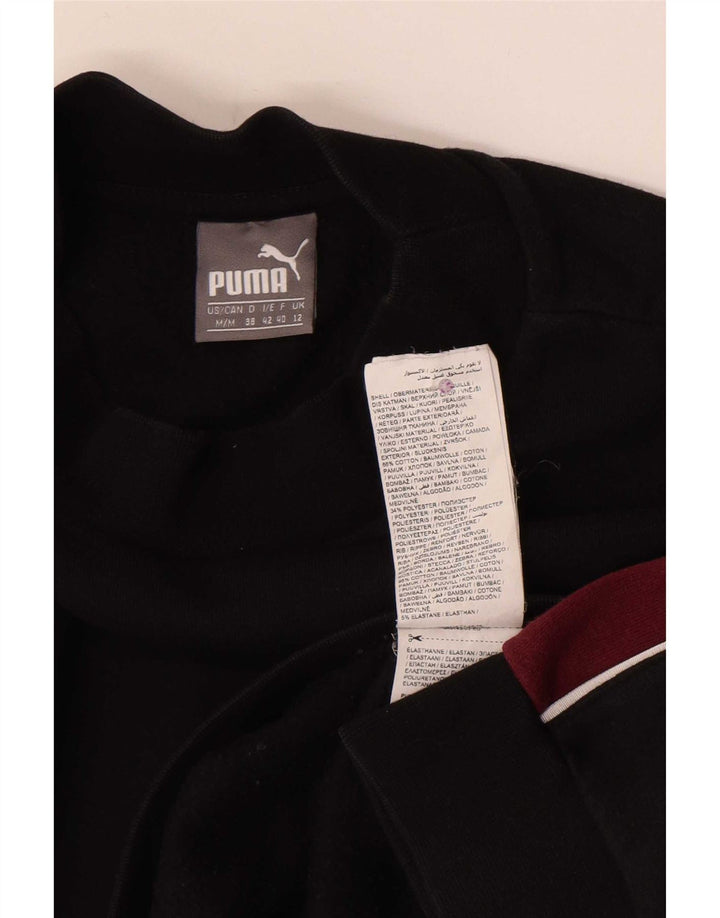 Puma - Sudadera para mujer, talla 40, talla mediana, color negro, algodón