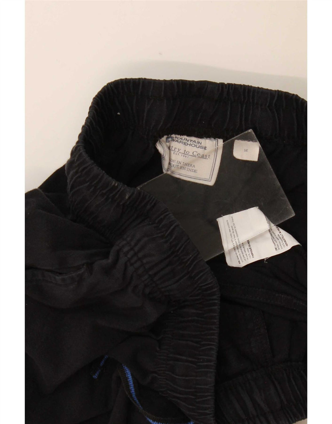 Pantalones de chándal para hombre Mountain Warehouse Joggers de algodón negro mediano