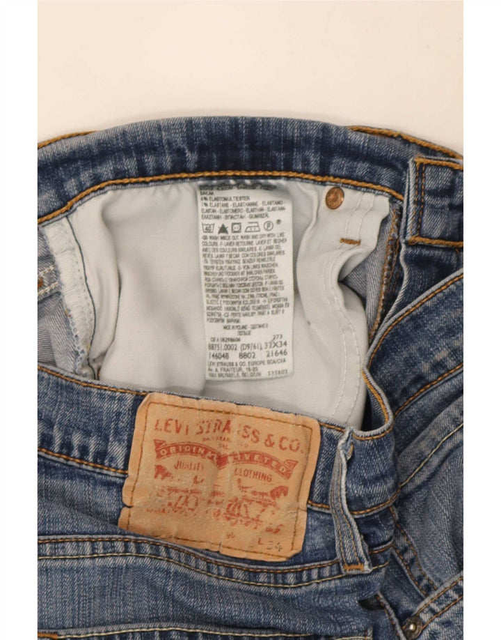 Vaqueros Levi's Hombre Rectos W32 L34 Algodón Azul