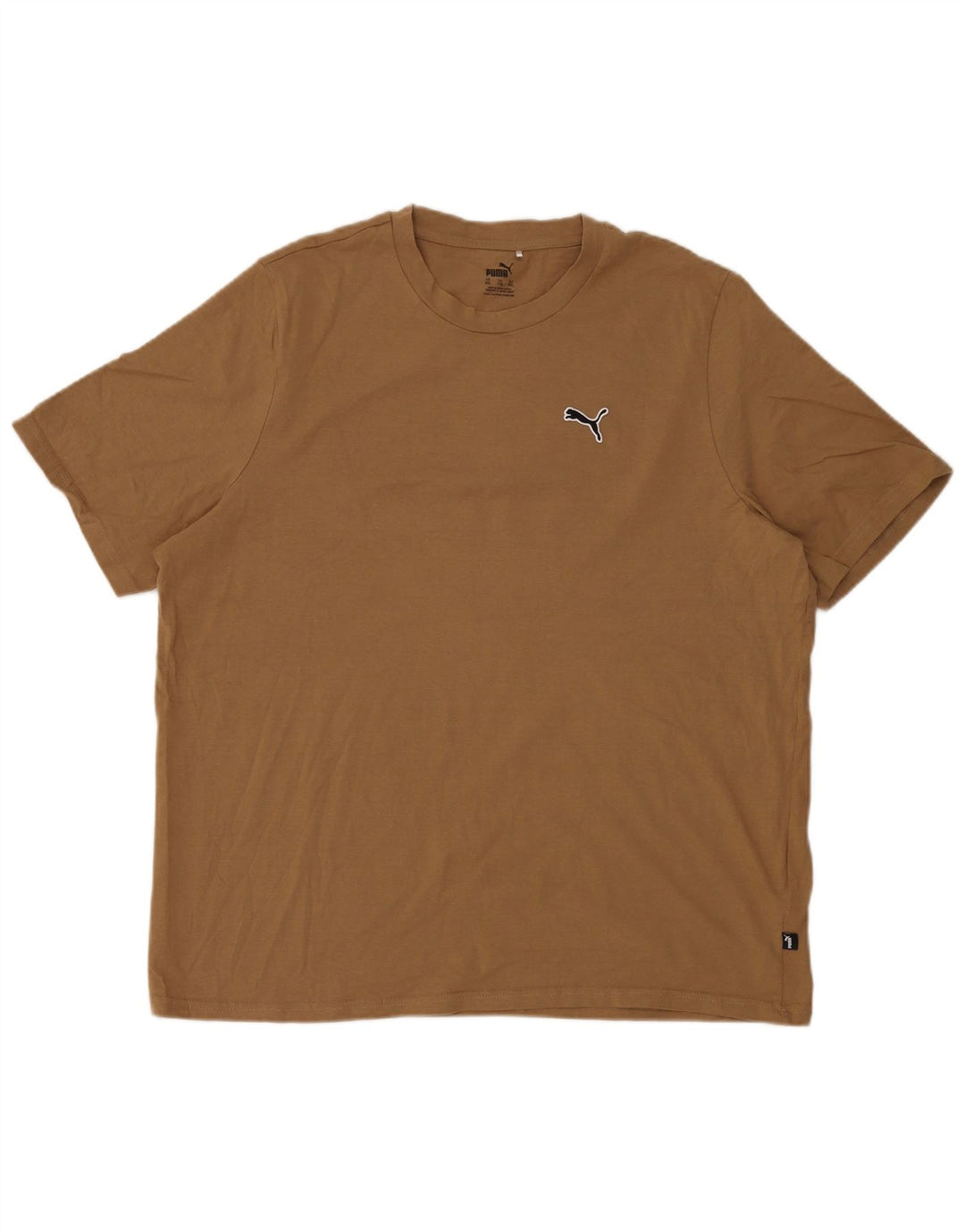 Camiseta Puma Hombre Top 2XL Algodón Beige