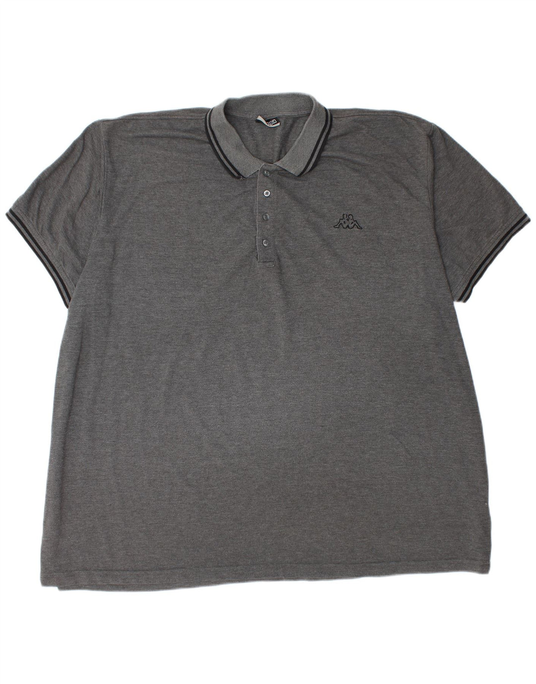 KAPPA Polo Hombre 6XL Gris Poliéster
