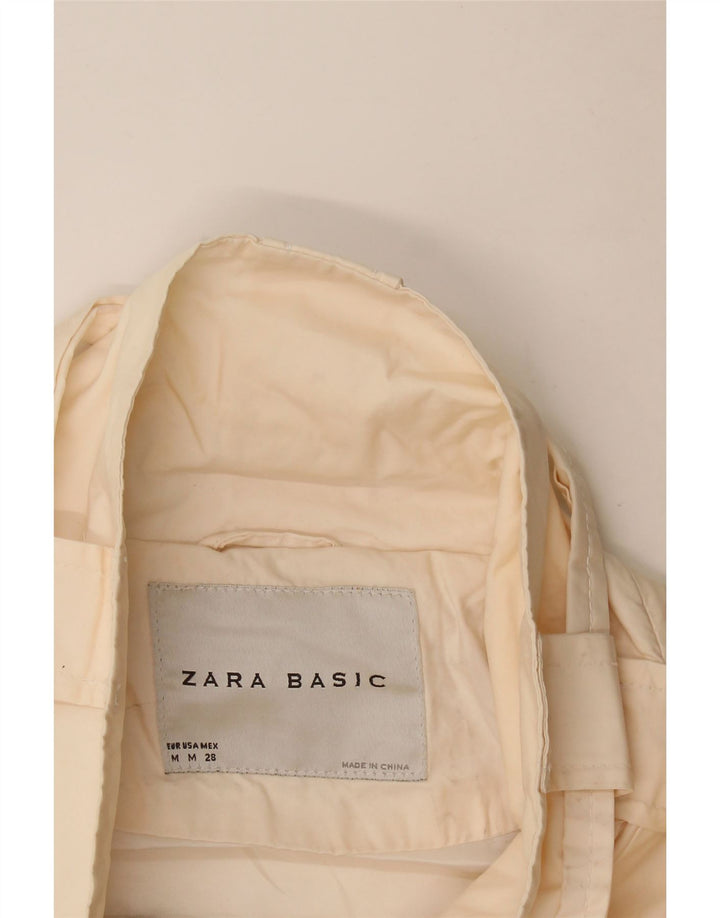 Zara Mujer Chaqueta UK 14 Mediana Off White