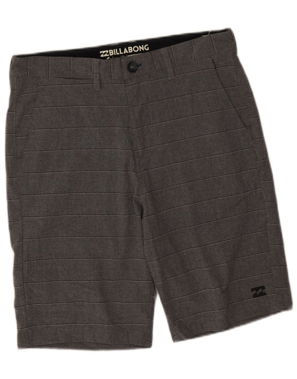 Pantalones cortos chinos Billabong para hombre W31 Poliéster a rayas gris medio