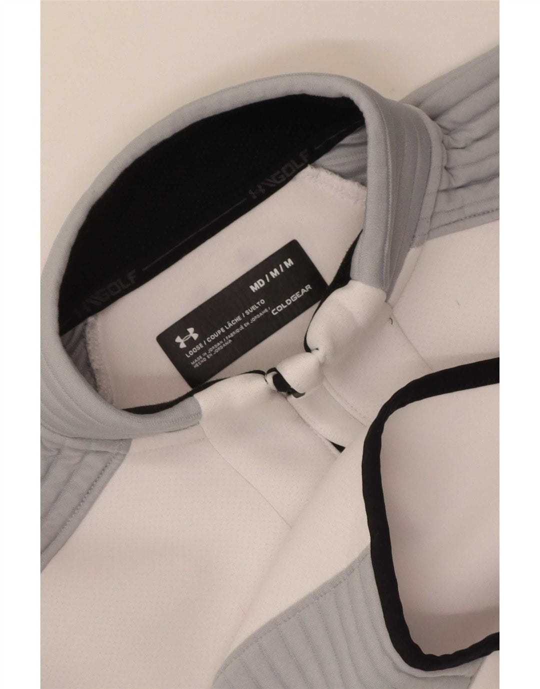 Under Armour Cold Gear Jersey Chándal Top Medium Blanco Colorblock
