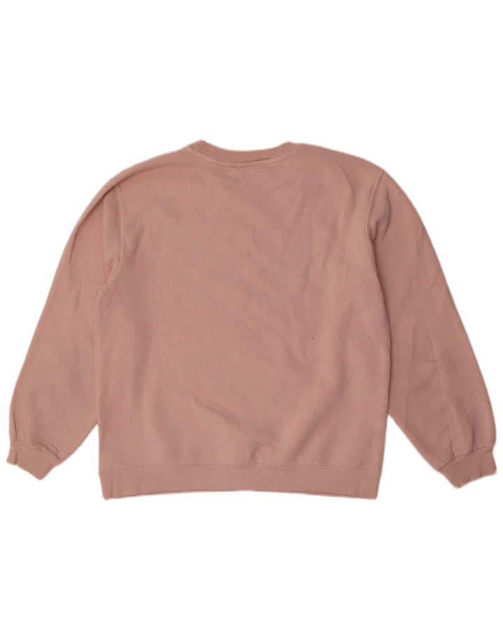 Zara Mujer Sudadera Jumper UK 46 Grande Rosa