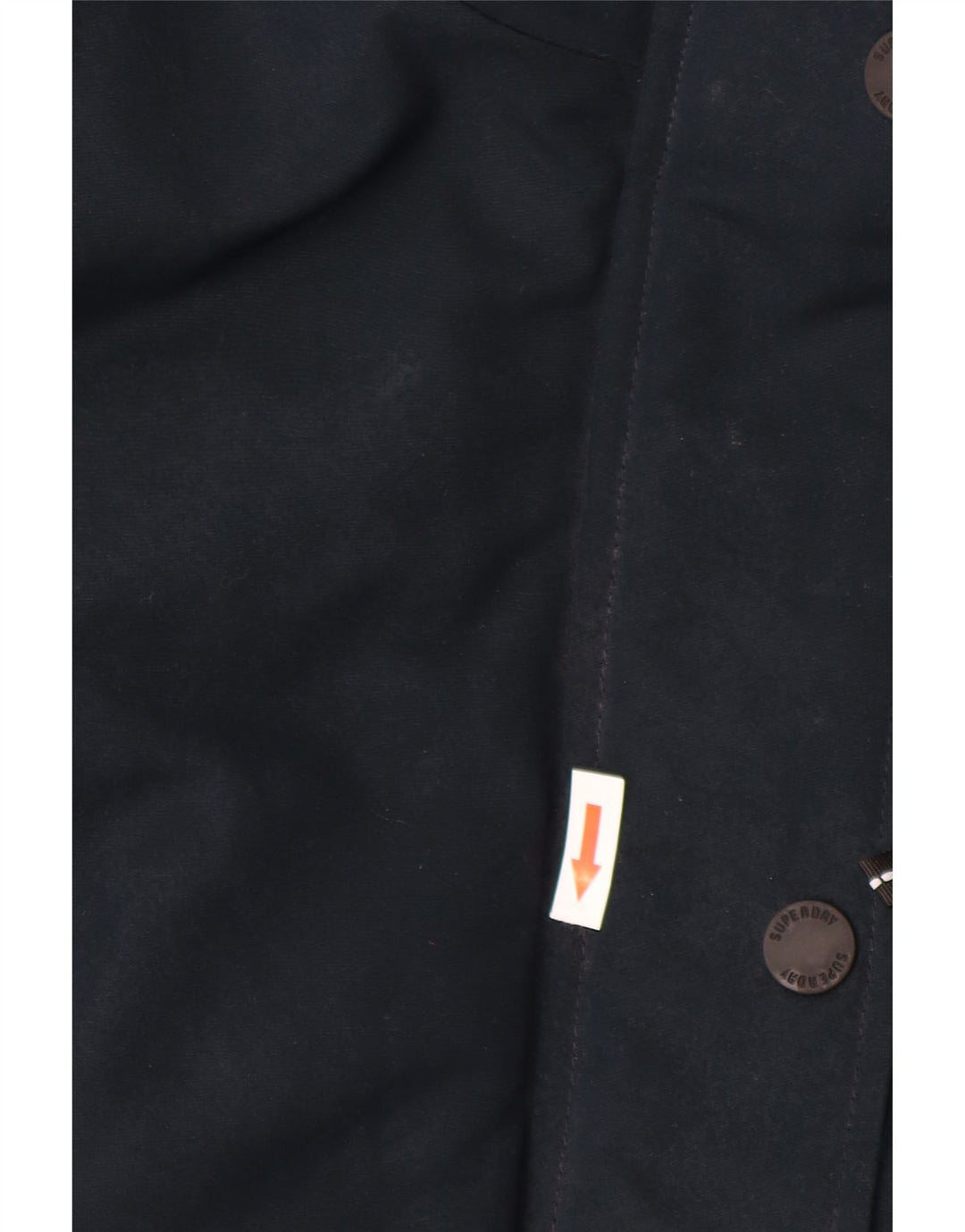 Superdry Chaqueta Acolchada Con Capucha Para Mujer UK 40 Small Poliéster Azul Marino