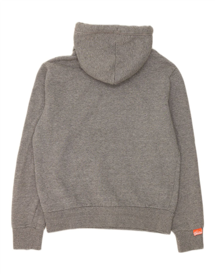 Superdry Jersey con capucha para hombre de algodón gris medio