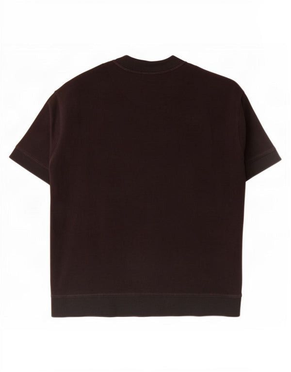 Zara Hombre Camiseta Top Grande Negro