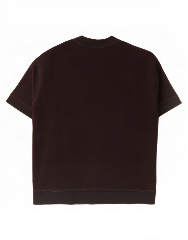 Zara Hombre Camiseta Top Grande Negro