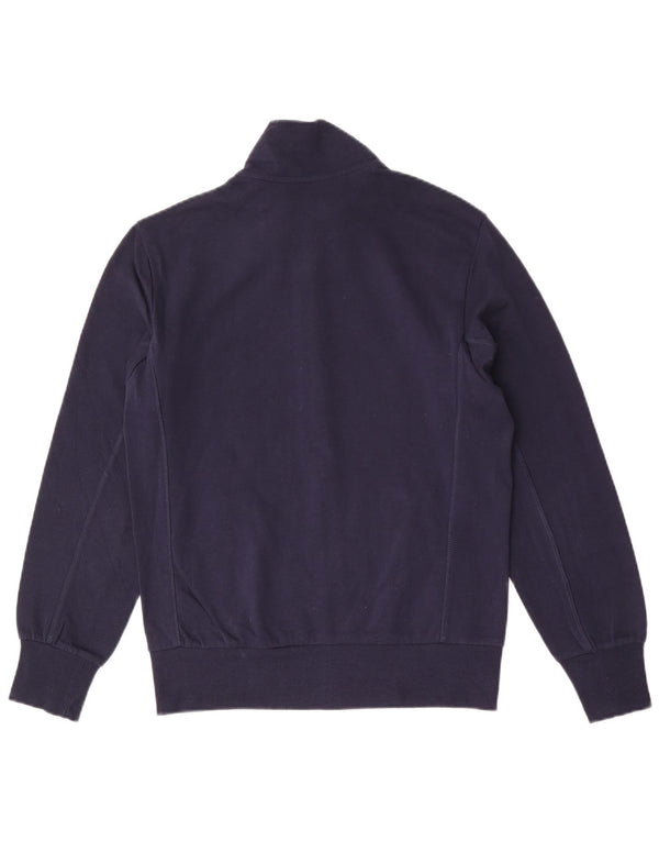 Lotto Mens Graphic Chándal Top Chaqueta Pequeña Azul Marino Algodón