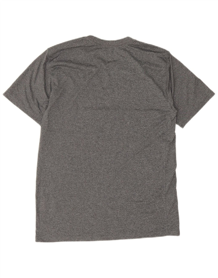 Camiseta Nike Dri Fit para hombre Top grande de poliéster moteado gris