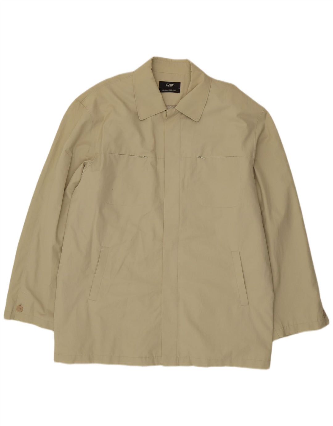 Vintage Hombres Abrigo Reino Unido 48 4XL Verde