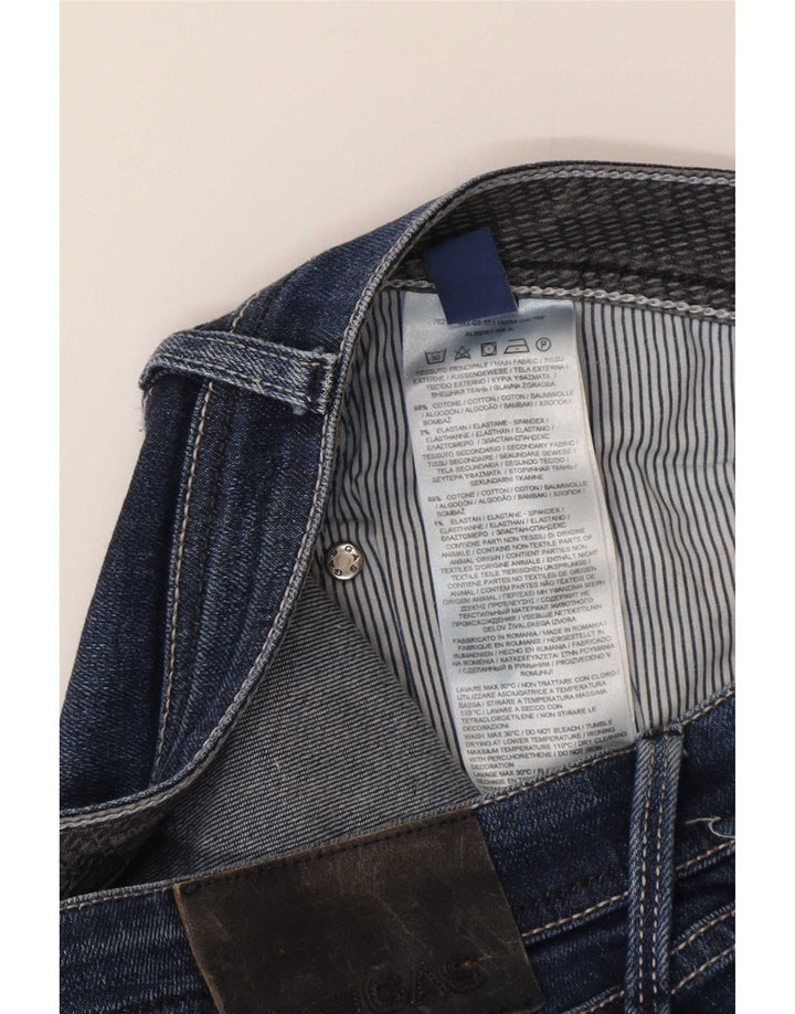 Gas Hombre Albert Slim Jeans W32 L34 Algodón Azul