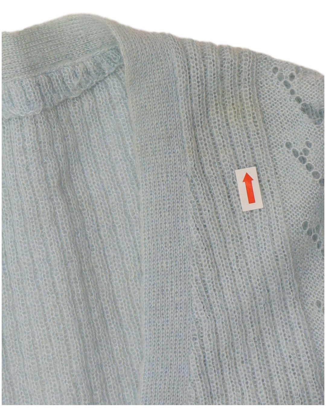 Vintage mujer Cardigan suéter Reino Unido 14 grande azul clásico