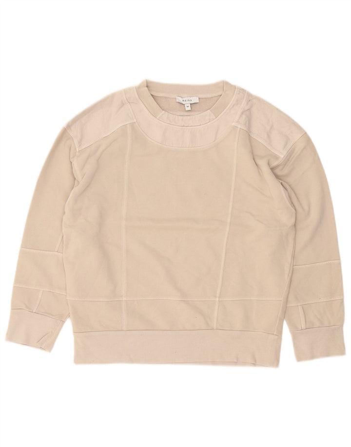 REISS Sudadera para Mujer Jersey UK 44 Algodón Beige Medio