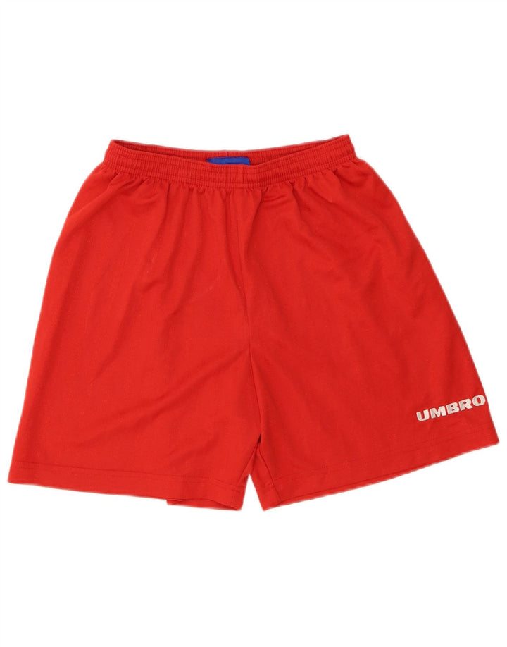Pantalones Cortos Deportivos Umbro Hombre Pequeño Poliéster Rojo