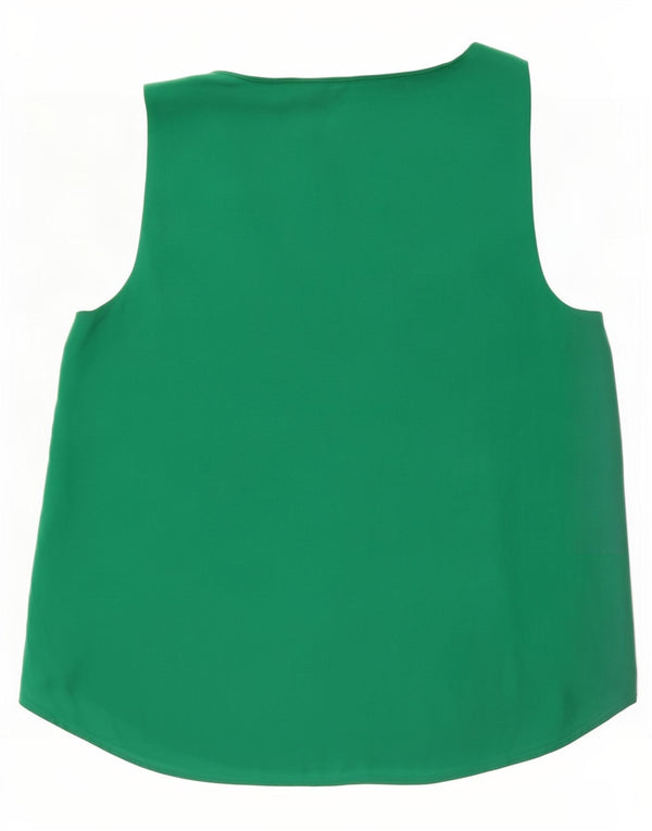 Oasis Mujer Chaleco Top UK 40 Grande Poliéster Verde