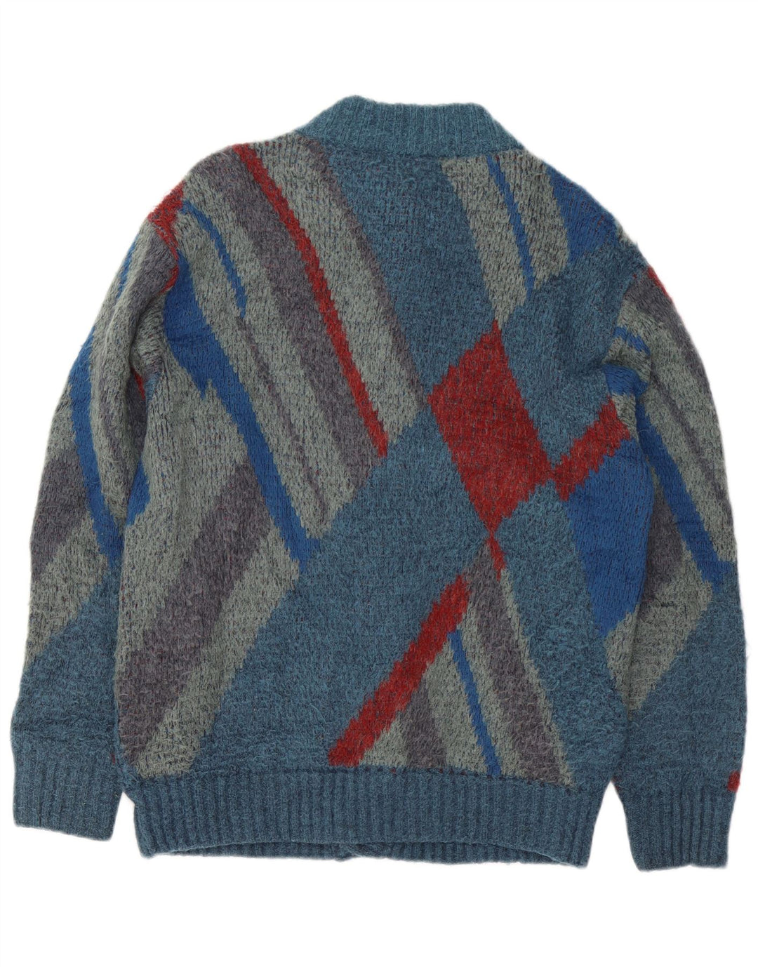 Maglificio Cárdigan para Hombre IT 48 Acrílico Geométrico Azul Medio