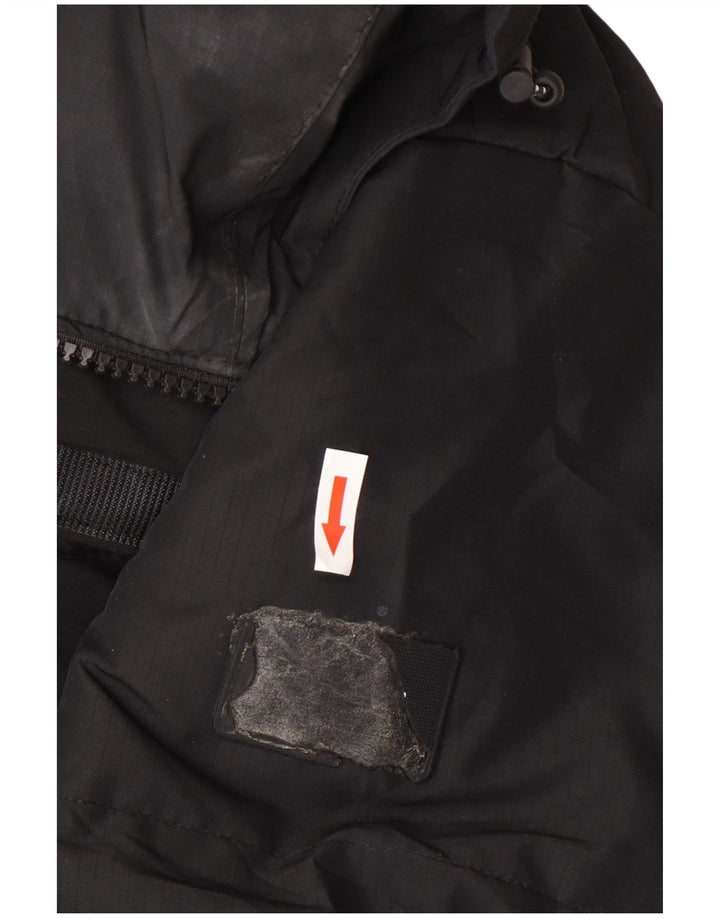 Zara Chaqueta acolchada con capucha para hombre UK 44 2XL Poliéster negro