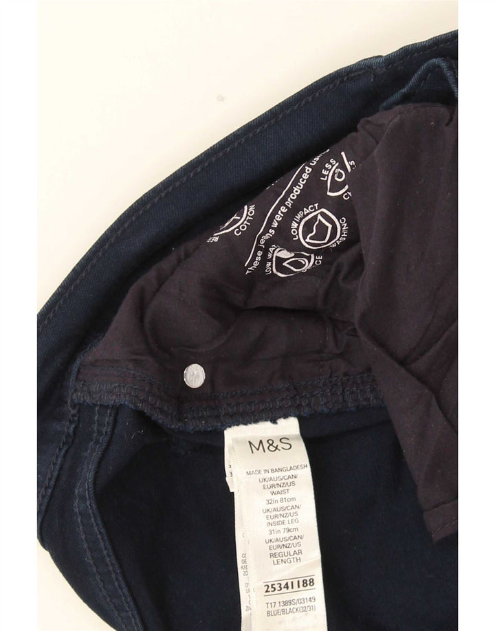 Marks & Spencer Vaqueros ajustados para hombre W32 L31 Algodón azul