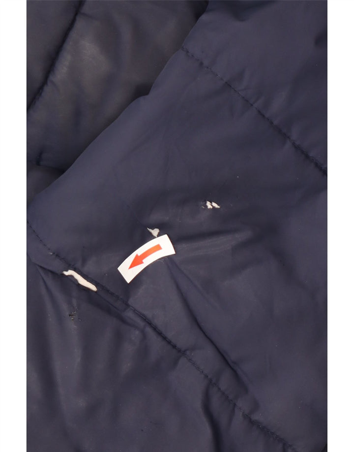 Superdry Chaqueta Acolchada Con Gráfico Para Hombre UK 40 Large Nylon Azul Marino