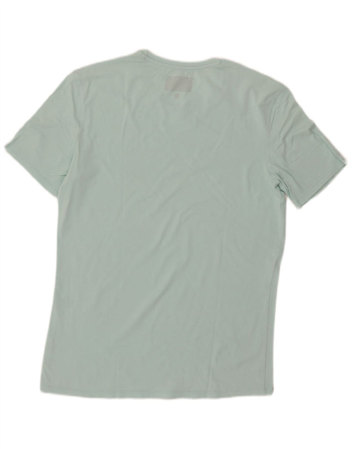 Guess Mens Extra Slim Graphic Camiseta Top Grande Azul