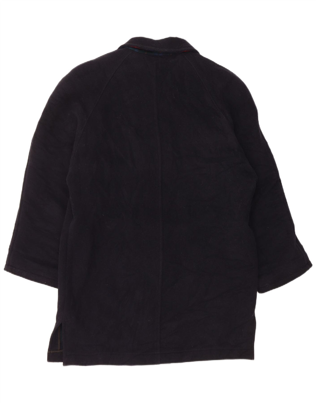 PIERRE CARDIN Abrigo para hombre Reino Unido 40 Grande Cachemira azul marino