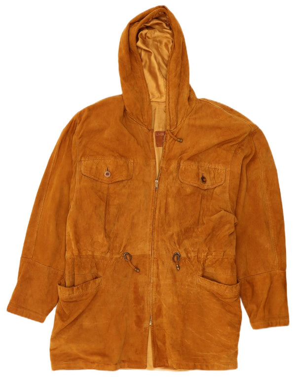 Umberto Olivieri Chaqueta de ante para mujer IT 44 Marrón medio