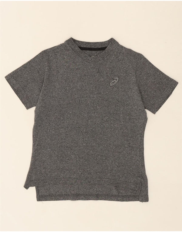 ASICS Womens T-Shirt Top UK 16 Large Grey