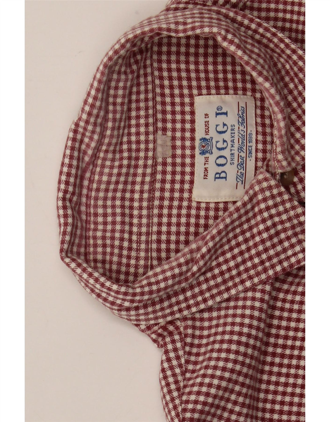 Camisa Boggi Hombre Large Cuadros Rojos