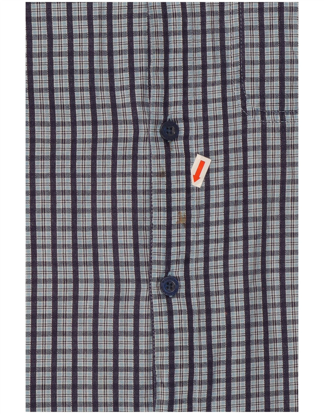 Camisa de manga corta para hombre de Mountain Warehouse con cuadros azules grandes